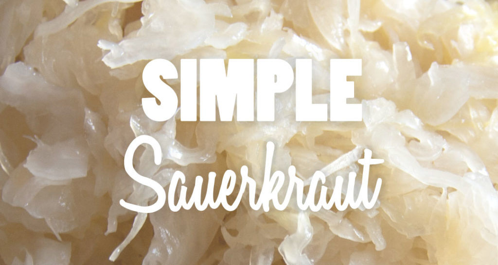 Simple Sauerkraut Recipe Photo